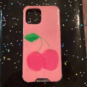 Cherries iphone case. Fits 12 pro max. Hand made.